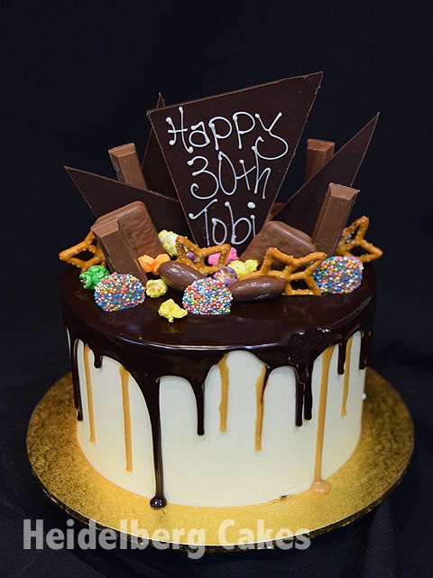 cake boys drip cakes chocolate buttercream fish heidelbergcakes