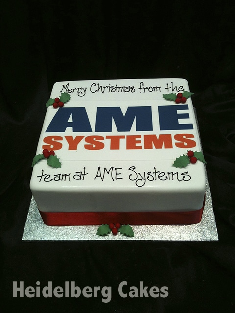 Corporate Cakes 36 , AME Xmas Cakes