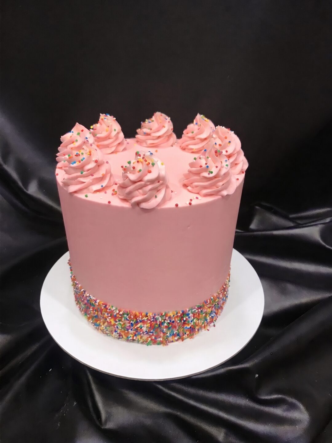 Pastel Buttercream Smooth with Sprinkles