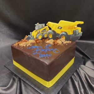 Construction Digger and Truck Edible Images