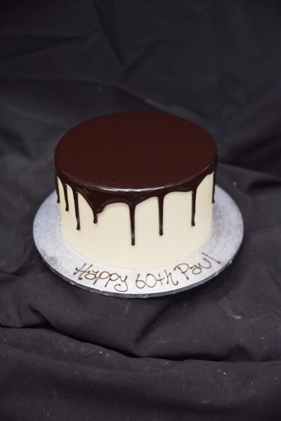 Undecorated Smooth Buttercream with Drip