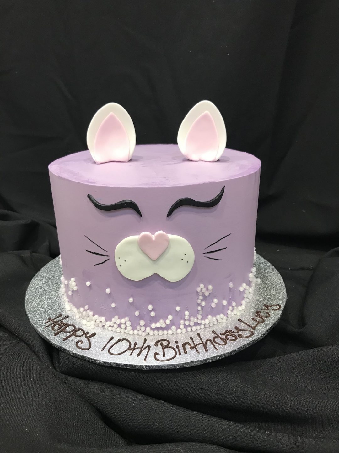 Children Girls Cakes 14 Purple Cat Heidelberg Cakes