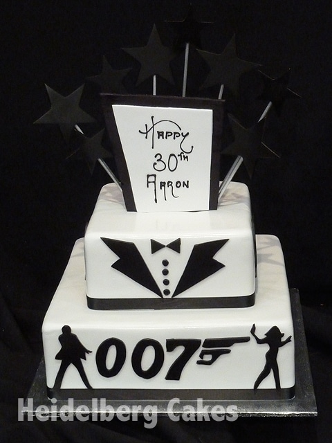 0070 James Bond Themed Cake - Decorated Cake by Creative - CakesDecor