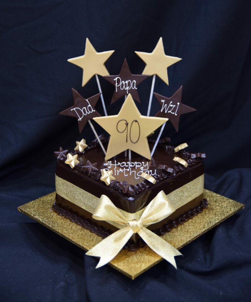 Chocolate Gold Stars Heidelberg Cakes