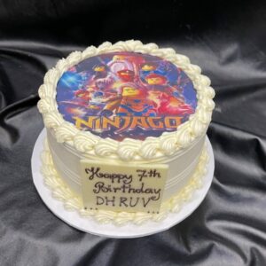 Edible Image on Combed Buttercream (small)