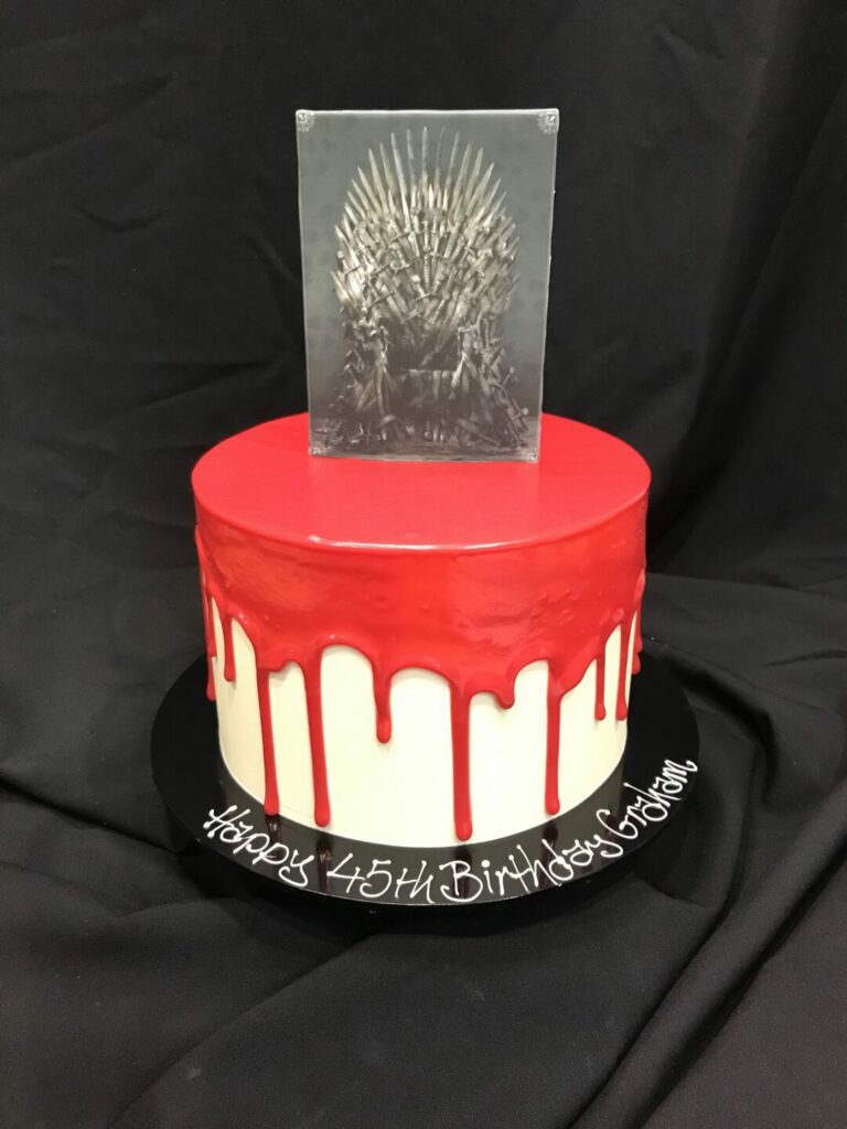 Horror Movie Red Drip Cake – Heidelberg Cakes