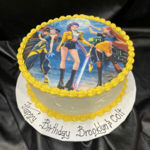 KPop Edible Image with Colour Border