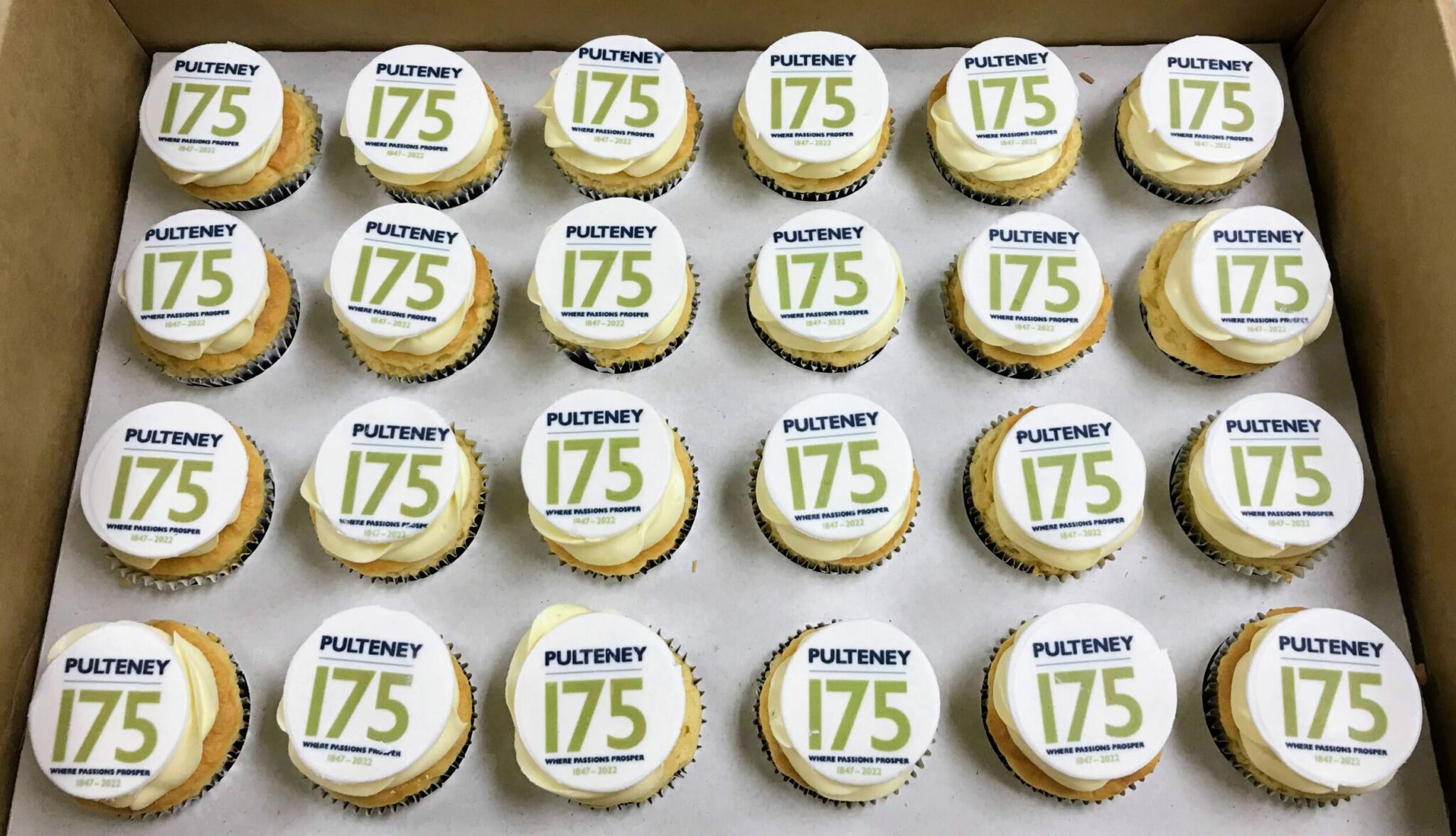 Corporate Cakes Cupcakes with Edible Image Topper Heidelberg Cakes