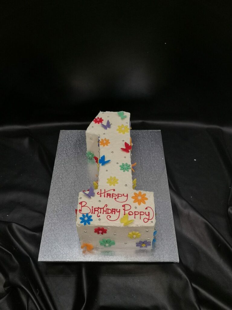 No 1 Birthday Cake | Learn How To Cut No 1 Shape | Cake Decoration Ideas |  1st Birthday Cake design - YouTube