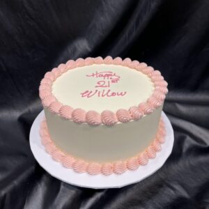 Simple Vintage Buttercream - Coloured Border