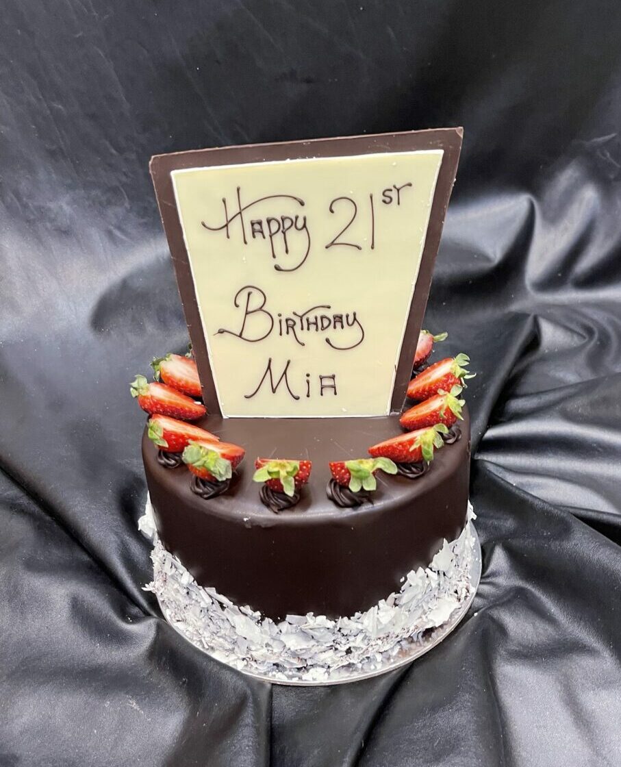 Standard Finish with Double Chocolate Shard