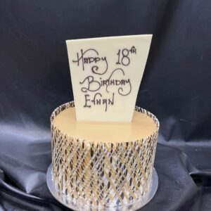 Standard Finish with Single Chocolate Shard