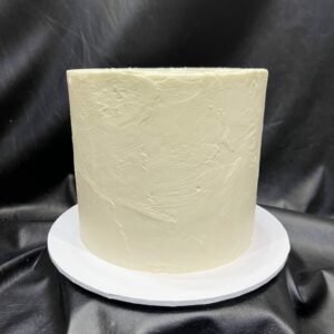 Undecorated Rough Textured Buttercream