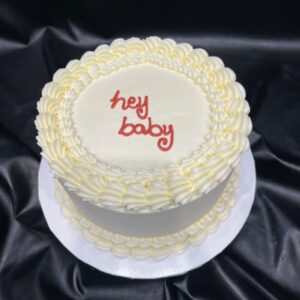Double Row Vintage Piping Gender Reveal
