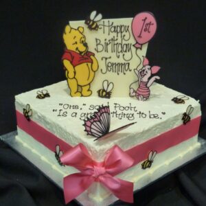 Chocolate Pictures Winnie the Pooh on Buttercream