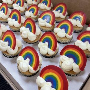 Rainbow Cupcakes