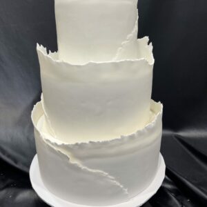 3-tier Torn Abstract Fondant Ruffle