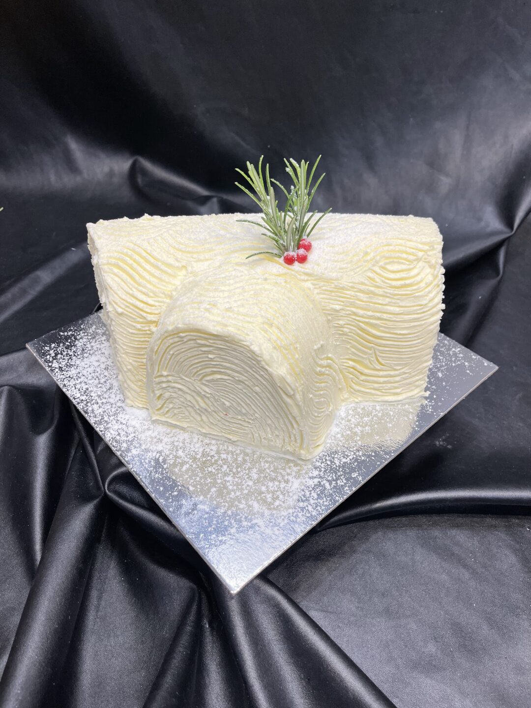 white van rasp yule log