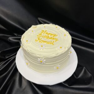 Daisies on Textured Buttercream