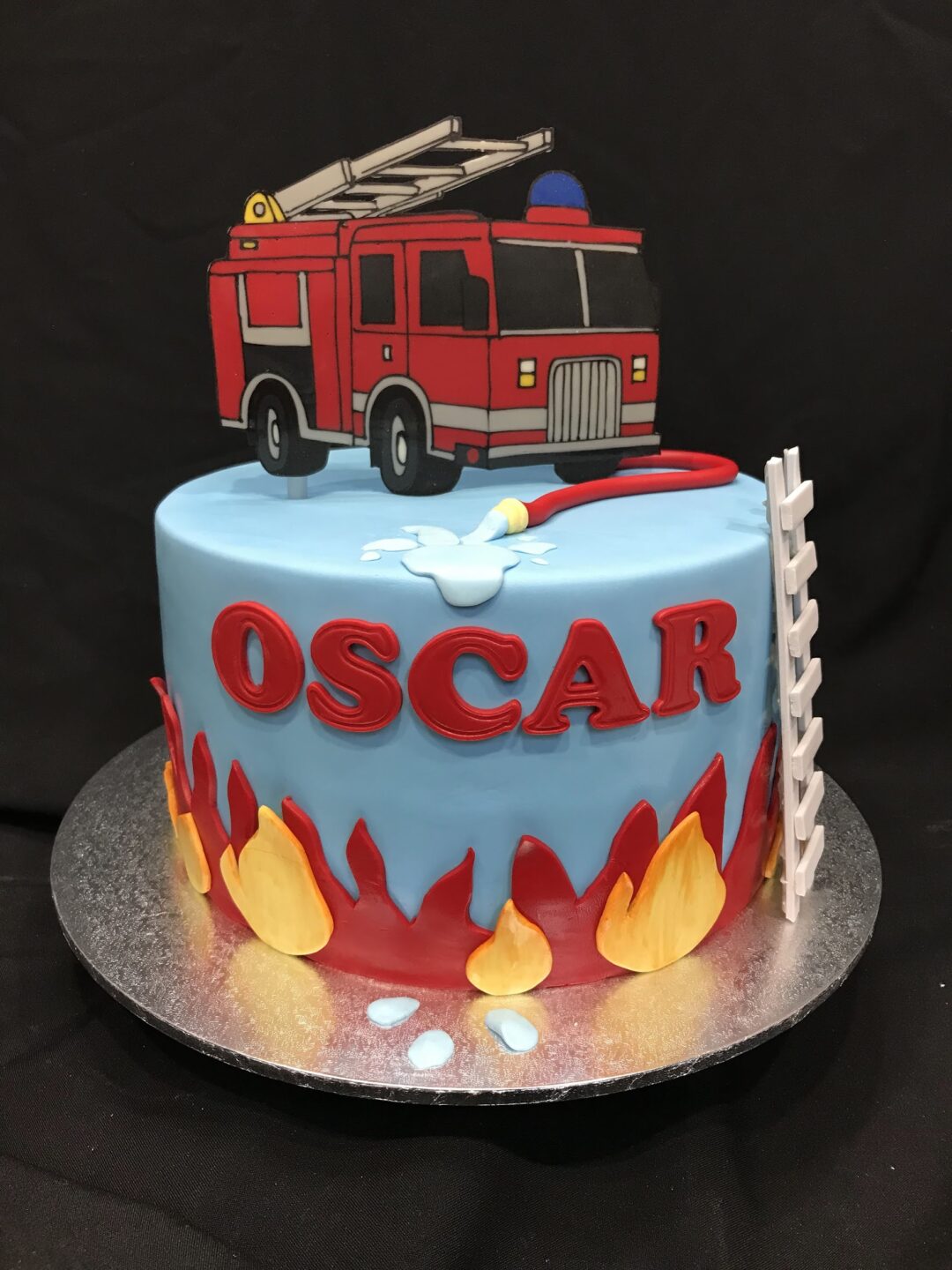 Fire Engine Cake - Cakey Goodness